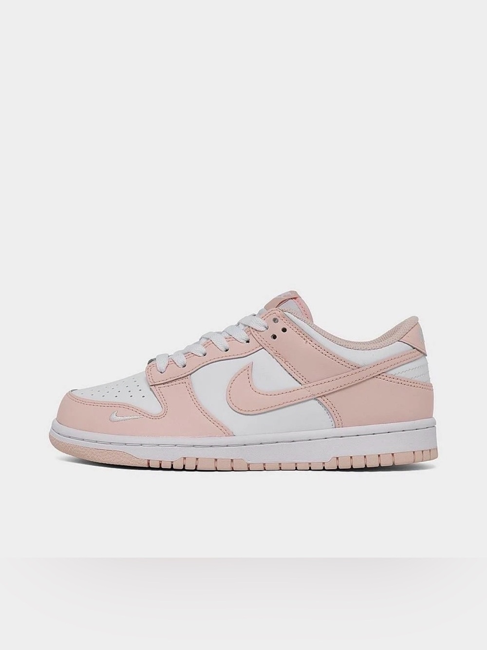 Sz 6Y / Women 7.5 Big Kid GS Nike Dunk Low IF6172-100  White/Washed Coral